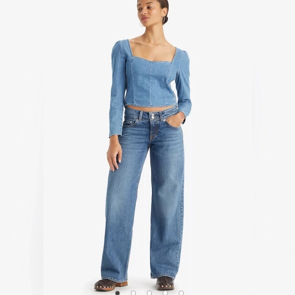 LEVI’S SUPERLOW WOMEN'S JEANS - Picture 1 of 8